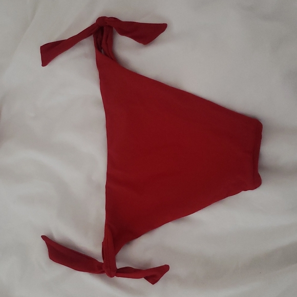 La Perla Red Burgandy Wine Two Peice Swimsuit Bikini S 42 38 2 - Picture 7 of 7